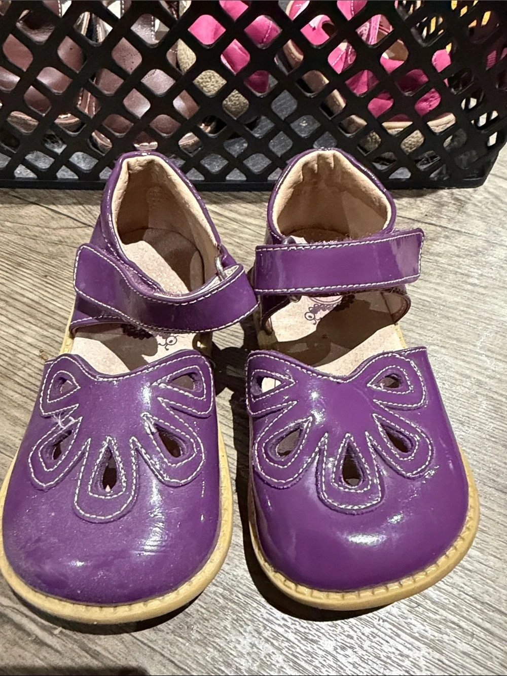 Livie & Luca Purple Patent Mary Jane Shoes